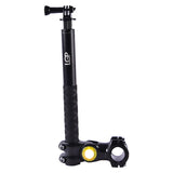 LGP Motorcycle Bike Mount | Invisible Selfie Stick | Bike Selfie Stick | Handlebar Mount Camera Bracket | Action Camera Bracket Adapter | Clamp Holder, Adjustable Length, For Gopro Hero 11/10/9/8 For Insta 360