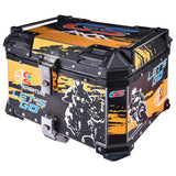 LGP TOP BOX 45L YELLOW GS ADV WITH BACKREST