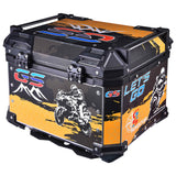 LGP TOP BOX 45L YELLOW GS ADV WITH BACKREST