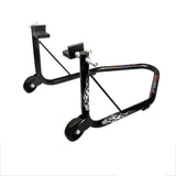 Non-Dismantable classic Rear Paddock Stand without Skate Wheels - Black - (Bike Wt upto: 350 kgs)