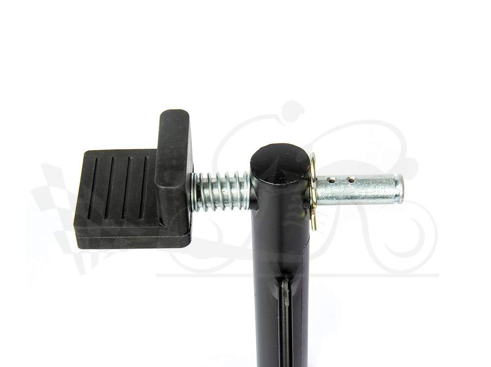 Non-Dismantable classic Rear Paddock Stand without Skate Wheels - Black - (Bike Wt upto: 350 kgs)