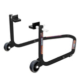 Dismantable Standard Rear Paddock Stand without Skate Wheels - Black - (Bike Wt upto: 185 kgs)