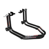 Dismantable Standard Rear Paddock Stand without Skate Wheels - Black - (Bike Wt upto: 185 kgs)