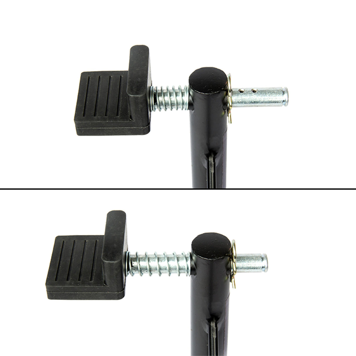 Dismantable Standard Rear Paddock Stand without Skate Wheels - Black - (Bike Wt upto: 185 kgs)