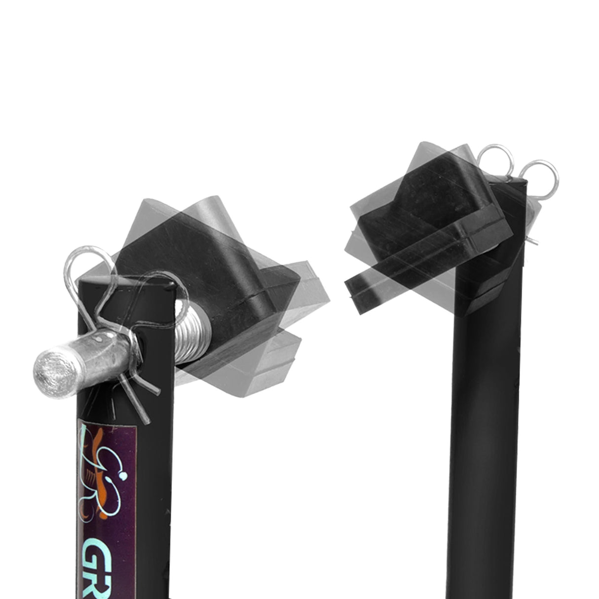 Dismantable Standard Rear Paddock Stand without Skate Wheels - Black - (Bike Wt upto: 185 kgs)