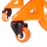 Dismantable Rear Paddock Stand with 360 Rotation- Black + Orange - (Bike Wt upto: 280 kgs)