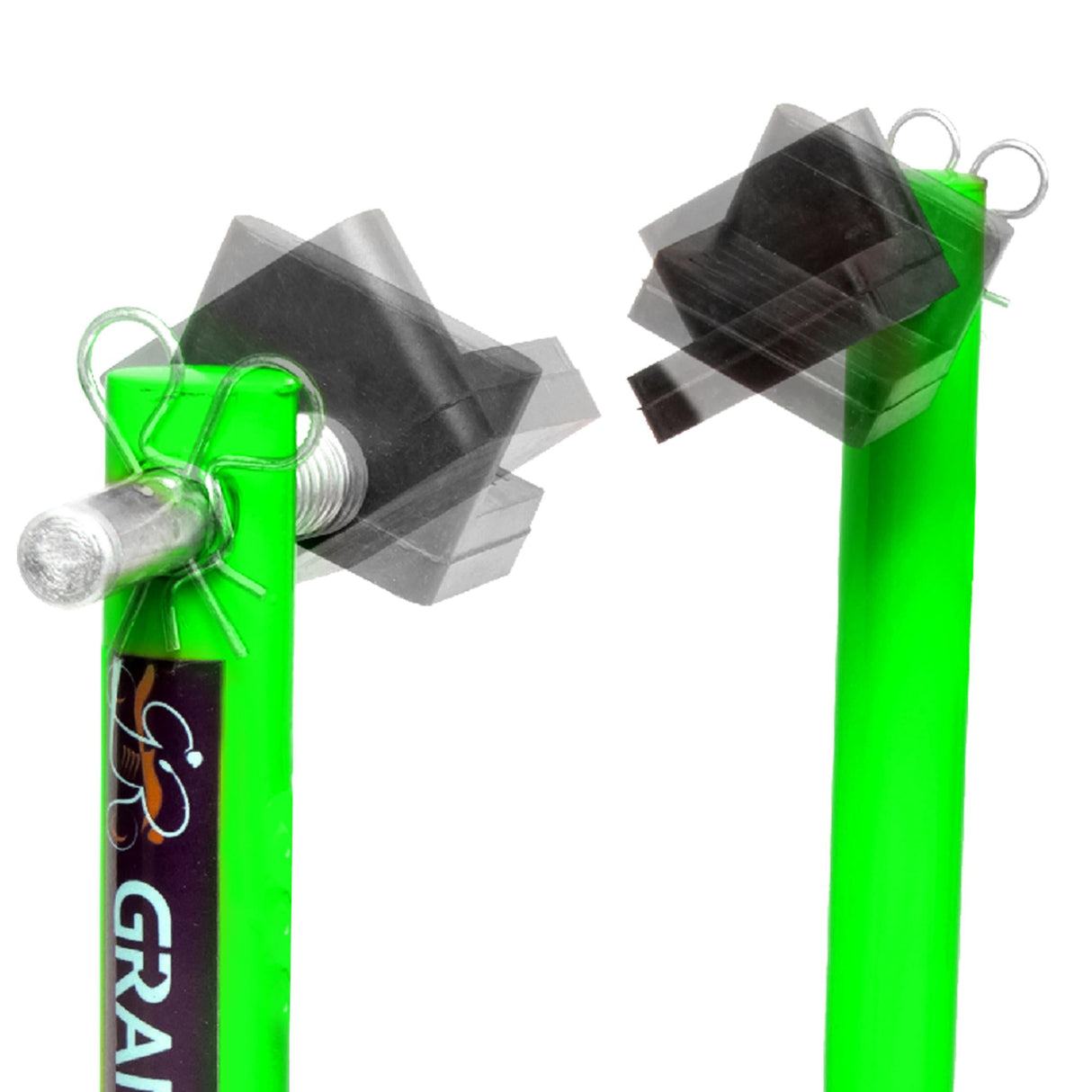 Dismantable Standard Rear Paddock Stand without Skate Wheels - Green - (Bike Wt upto: 185 kgs)