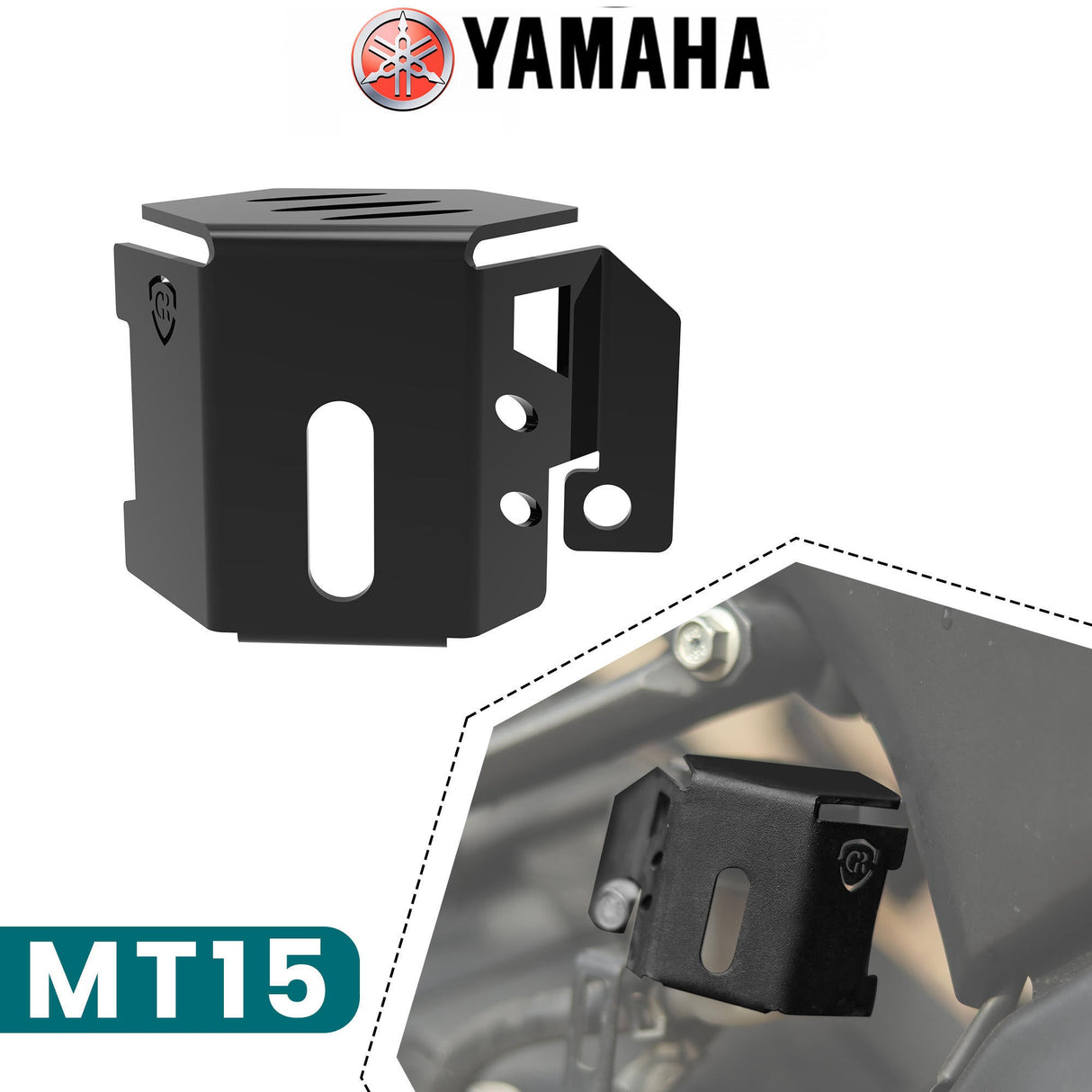 Rear Brake Fluid Resorvoir Cap for Yamaha MT15 - Black