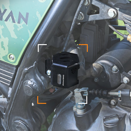 Rear Brake Fluid Cap For Royal Enfield Himalayan - BS6 Model (2020-2021) - Black