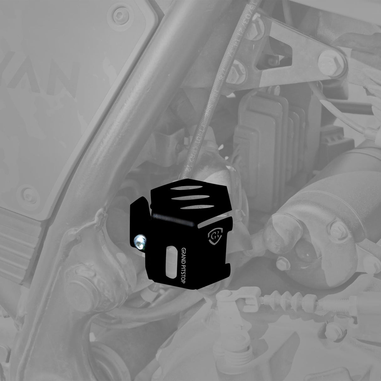Rear Brake Fluid Cap For Royal Enfield Himalayan - BS6 Model (2020-2021) - Black