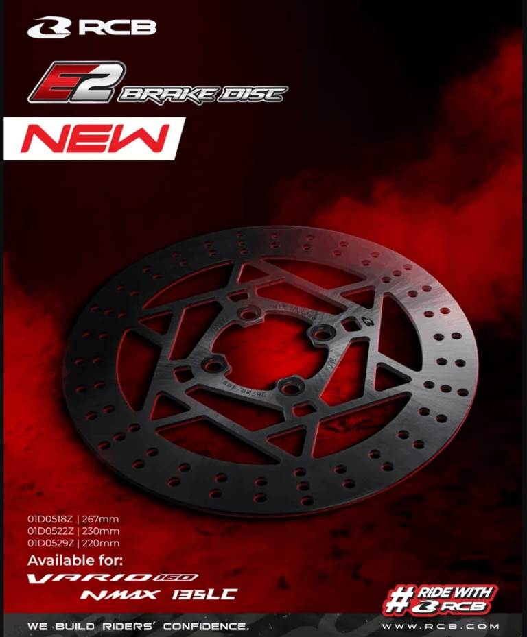 Yamaha Aerox | RCB | Brake Disc plate E2 Series 230mm Front – 01D0522Z