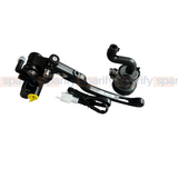 RCB | S1-FL | MASTER BRAKE PUMP | 17MM | LH|  01BP053B - BLACK ( LEFT HAND SIDE ) RACING BOY