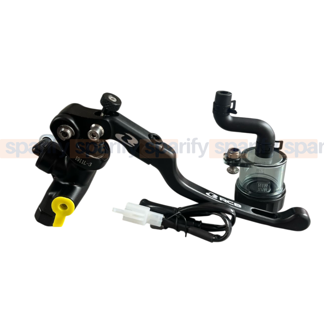 RCB | S1-FL | MASTER BRAKE PUMP | 17MM | LH|  01BP053B - BLACK ( LEFT HAND SIDE ) RACING BOY