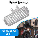 RADIATOR GUARD - Silver for Royal Enfield - SCRAM 411