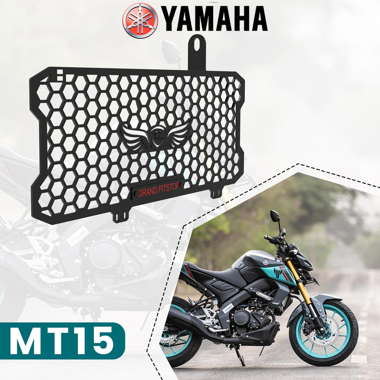 Radiator Grill for Yamaha MT15 - Black