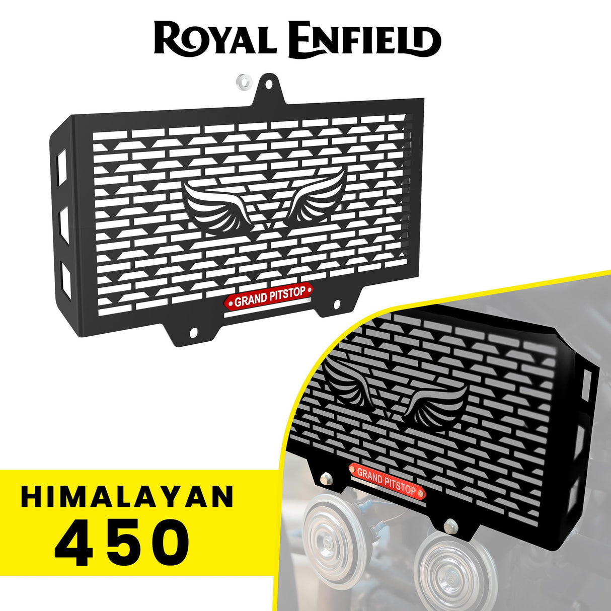 Radiator Grill for Royal Enfield Himalayan 450 - Black