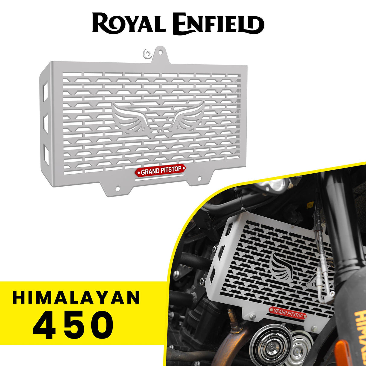 Radiator Grill for Royal Enfield Himalayan 450 - Silver