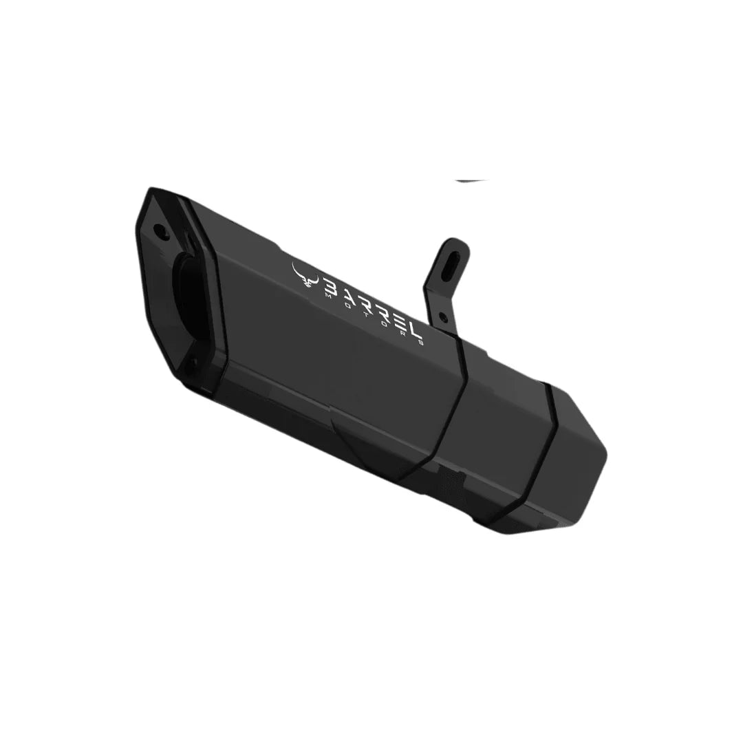 BMW 310 GS / R - Apache RR 310 Rogue 2.0 with bend pipe | BLACK | RUSTFREE | 1 Year warranty - BARREL EXHAUST