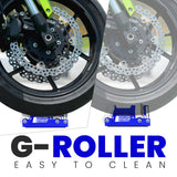 Small Groller - Paddock Stand Replacement - Blue - (Bike Wt upto : 170 kgs)