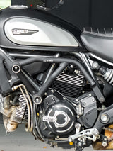Ducati Scrambler 800 Crash Guard With Metal Sliders (Black Matt) - SB 822