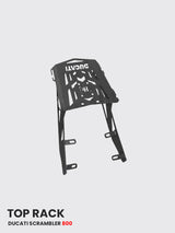 Ducati Scrambler 800 Top Rack (Black Matt) - SB 823