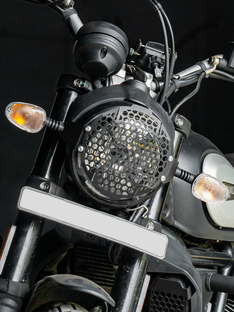 Ducati Scrambler 800 Headlight Grill (Black Matt) - SB 827