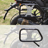 SADDLE STAY (PAIR) - Black/Silver for Royal Enfield - SCRAM 411