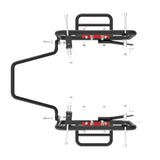 Saddle Stay for Royal Enfield Himalayan 450 - Black/Red