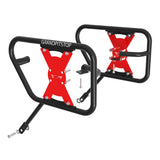 SADDLE STAY (PAIR) - Black/Red for Royal Enfield - INTERCEPTOR