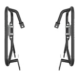 SADDLE STAY (PAIR) - Black/Silver for Royal Enfield - CONTINENTAL GT