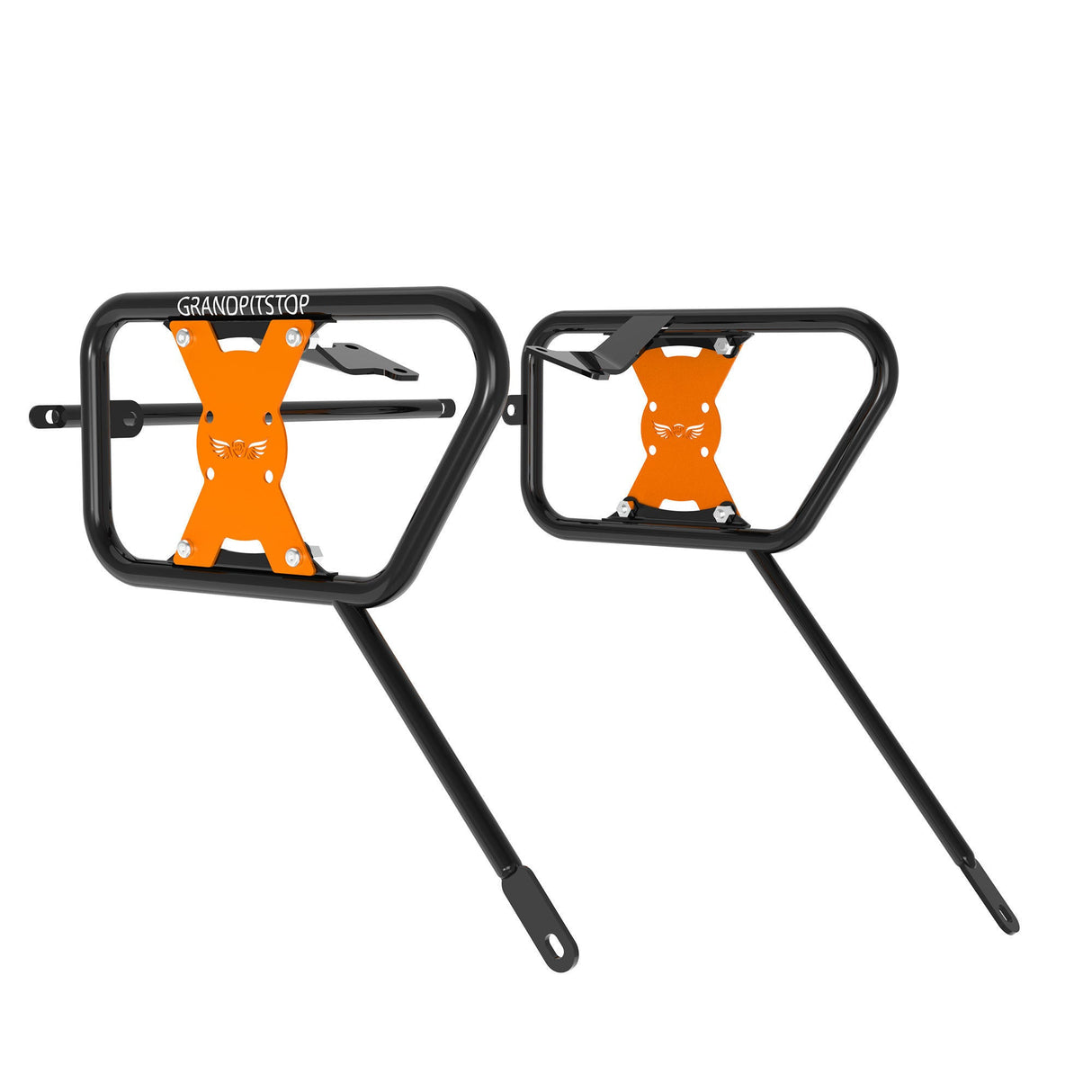 SADDLE STAY (PAIR) - Black/Orange for KTM - ADV 250