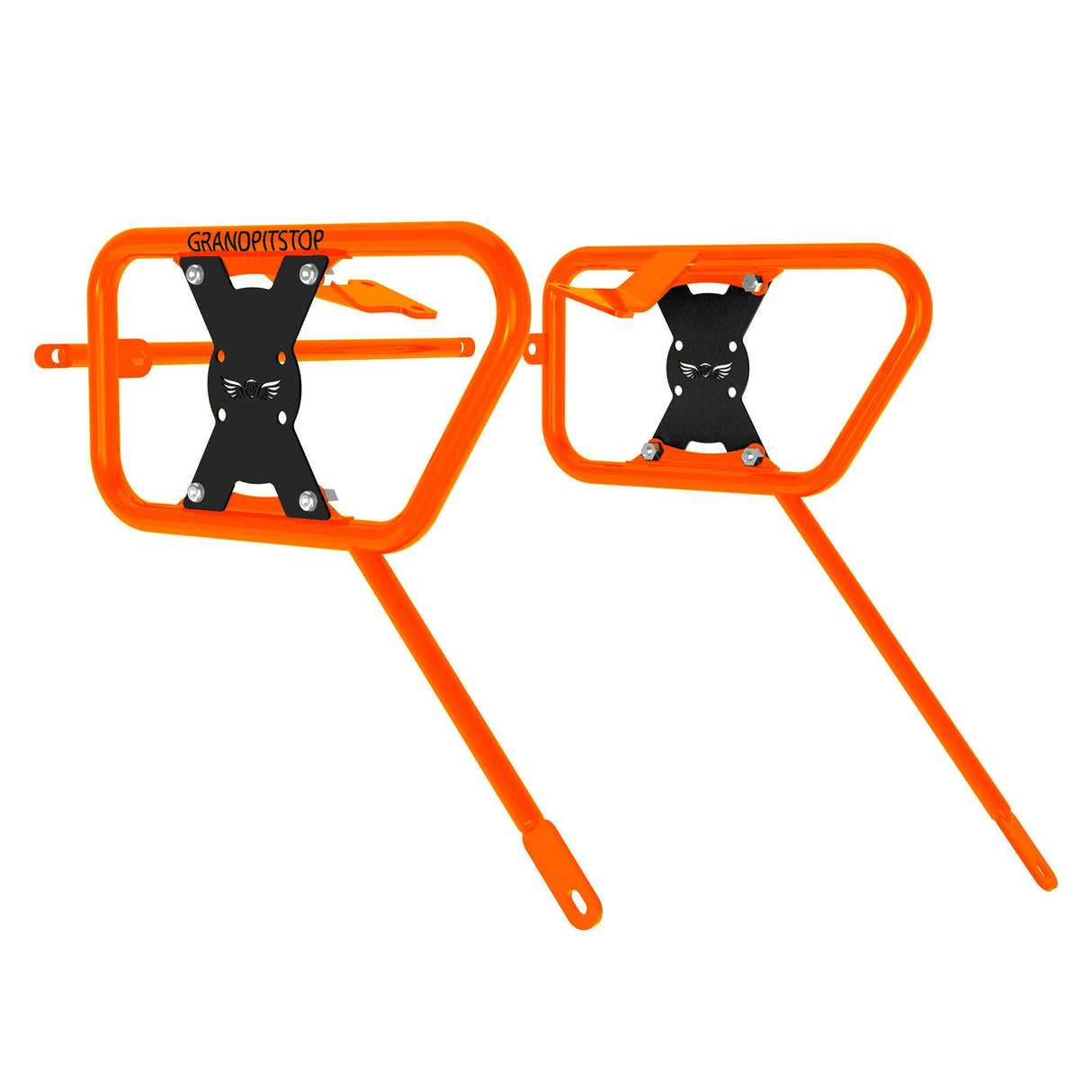 SADDLE STAY (PAIR) - Orange/Black for KTM - ADV 390