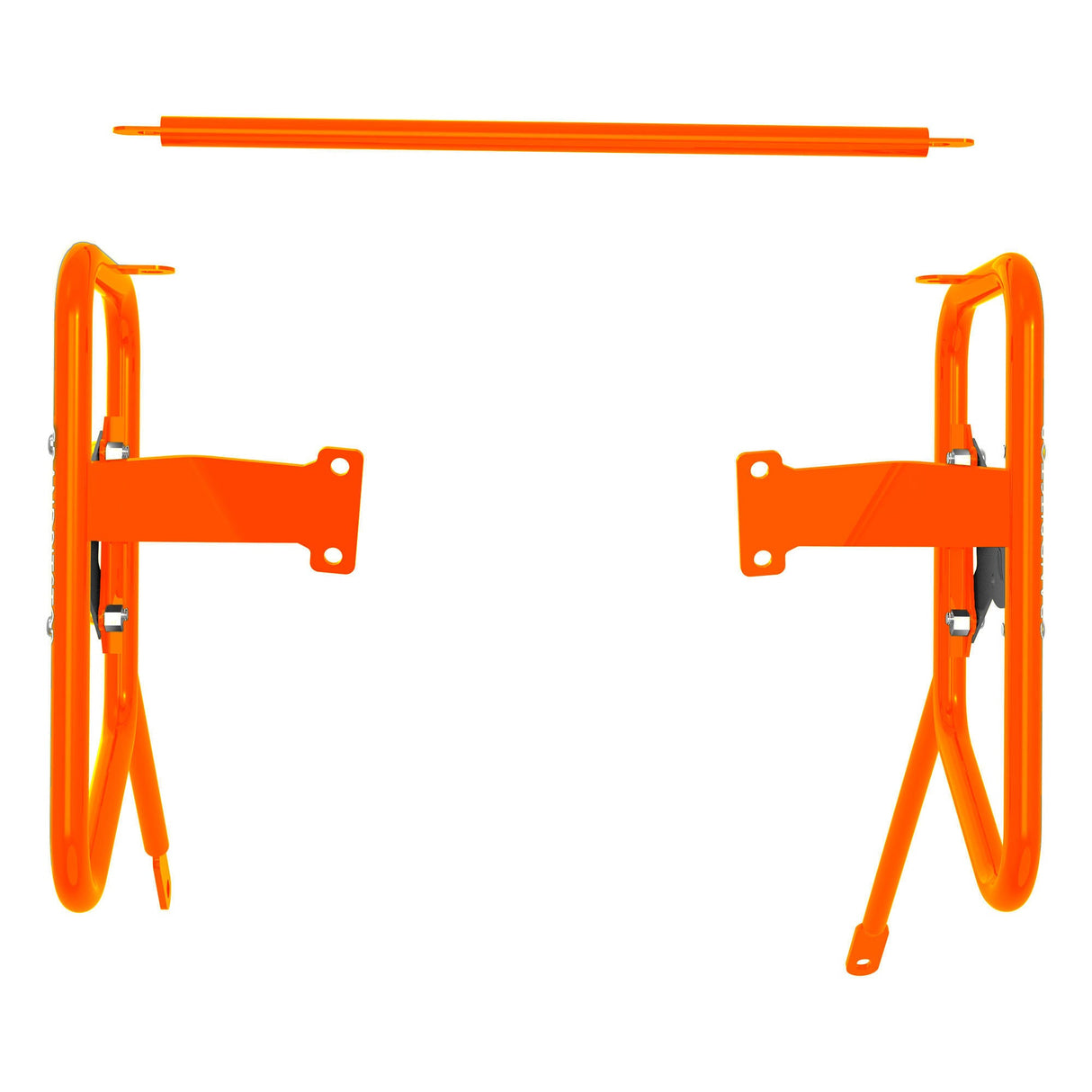 SADDLE STAY (PAIR) - Orange/Black for KTM - ADV 390