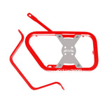 Saddle Stay (Pair) with Jerry Can Mounting For Royal Enfield Himalayan-Red + Silver