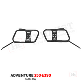HT KTM Adventure 250,390 Saddle Stay Only- Black Matt / Ht Exhaust SB 738