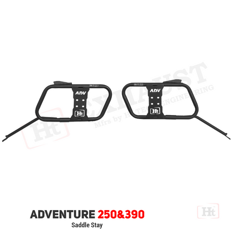 HT KTM Adventure 250,390 Saddle Stay Only- Black Matt / Ht Exhaust SB 738