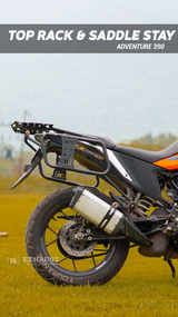 HT KTM Adventure 250,390 Saddle Stay Only- Black Matt / Ht Exhaust SB 738