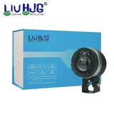 LIU HJG 124 P49 Dual Lens 120W with wiring harness New Model with Power Adaptor 2*60W = 120W Total) Universal For All Cars & Bikes