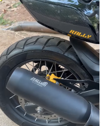 RE HIMALAYAN 450 - GUERRILLA 450  | SILVER STALLION CROSS COUNTRY | DYNO High Performance Exhaust System | BLACK - LIFE TIME WARRANTY