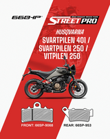 Husqvarna svartpilen 401/ 250  vitapilen 250 street pro semi ceramic brake pad