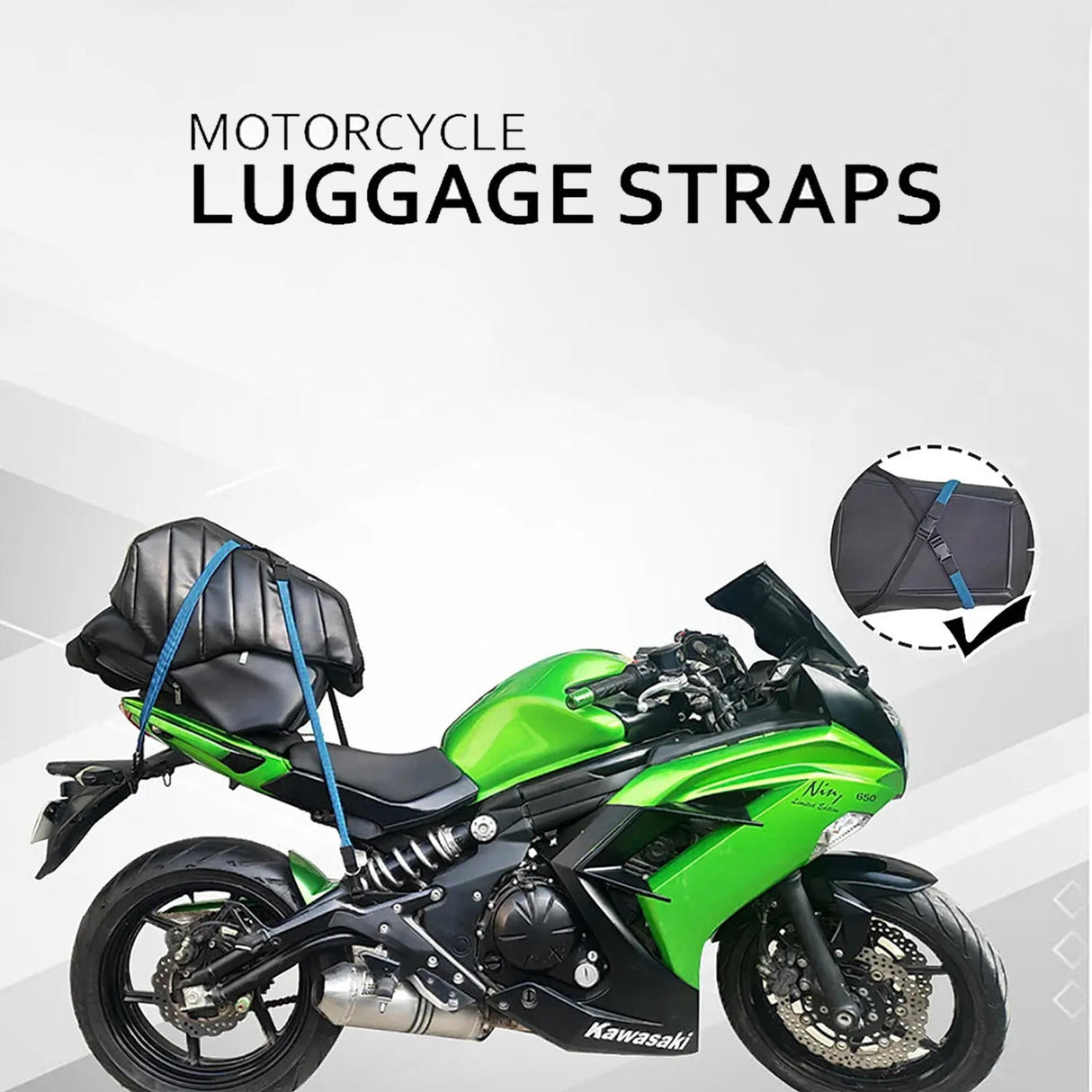 Luggage Straps - Bungee Cord Replacement - Set of 2