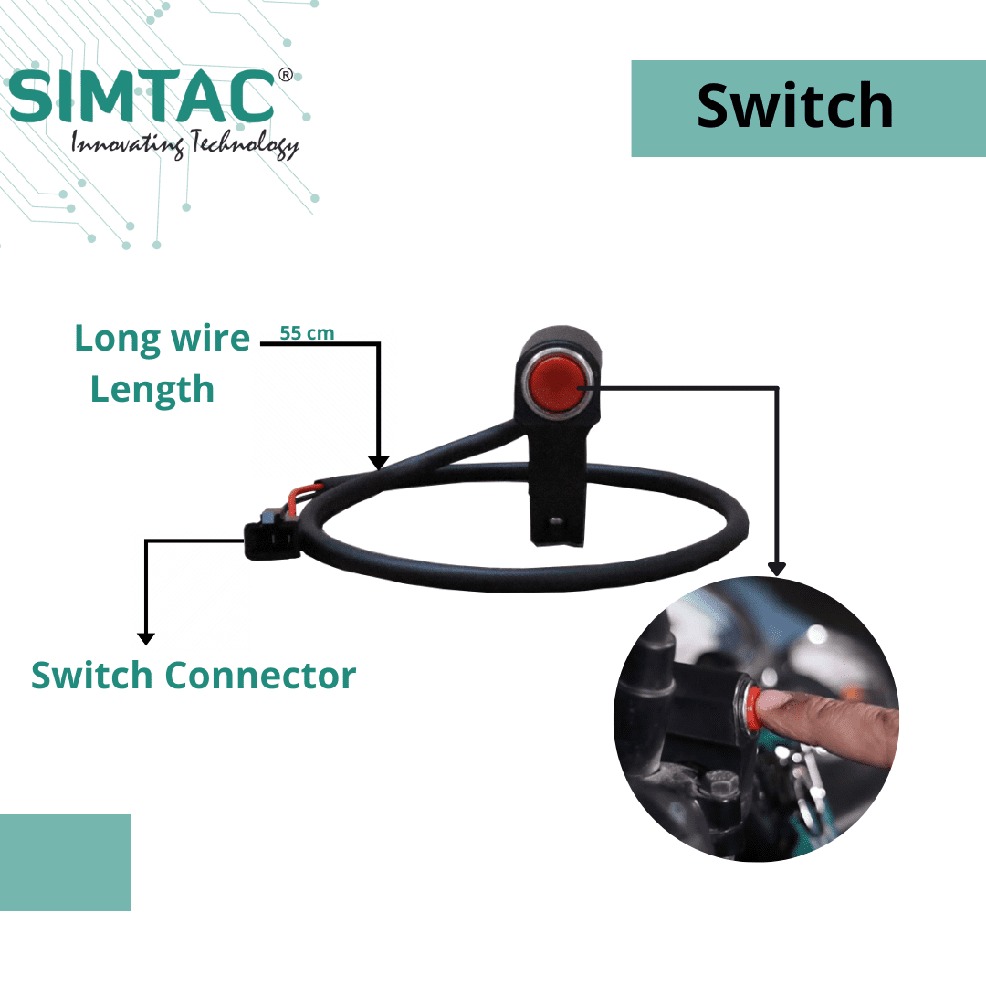 Simtac with switch hazard flasher for yamaha MT 15 (MT15-WS6)