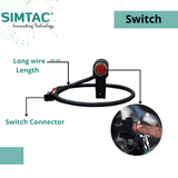 Simtac with switch hazard flasher for yamaha MT 15 (MT15-WS6)