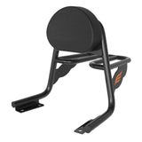 TOPRACK WITH BACKREST WITH PARCEL SHELF for Royal Enfield Continental GT 650 (2018-2023) Black
