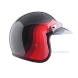 VEGA JET DX URBAN W/VISOR BLACK RED