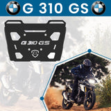 Top Rack Plate for BMW G310 GS Black