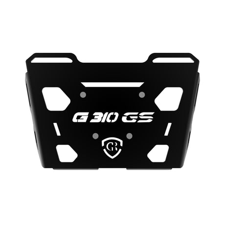 Top Rack Plate for BMW G310 GS Black
