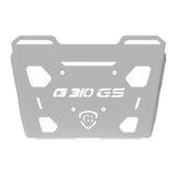 Top Rack Plate for BMW G310 GS Silver