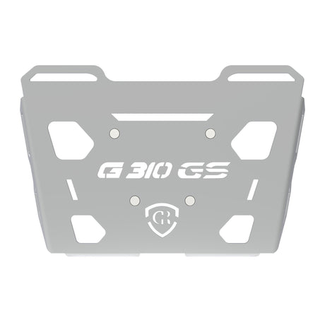 Top Rack Plate for BMW G310 GS Silver