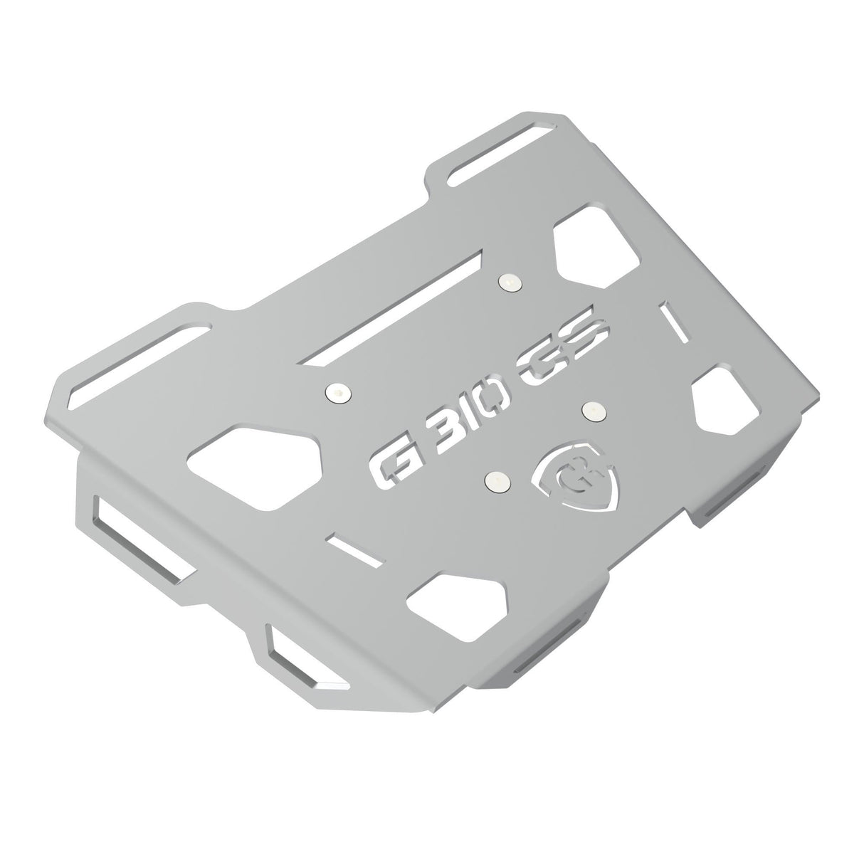 Top Rack Plate for BMW G310 GS Silver